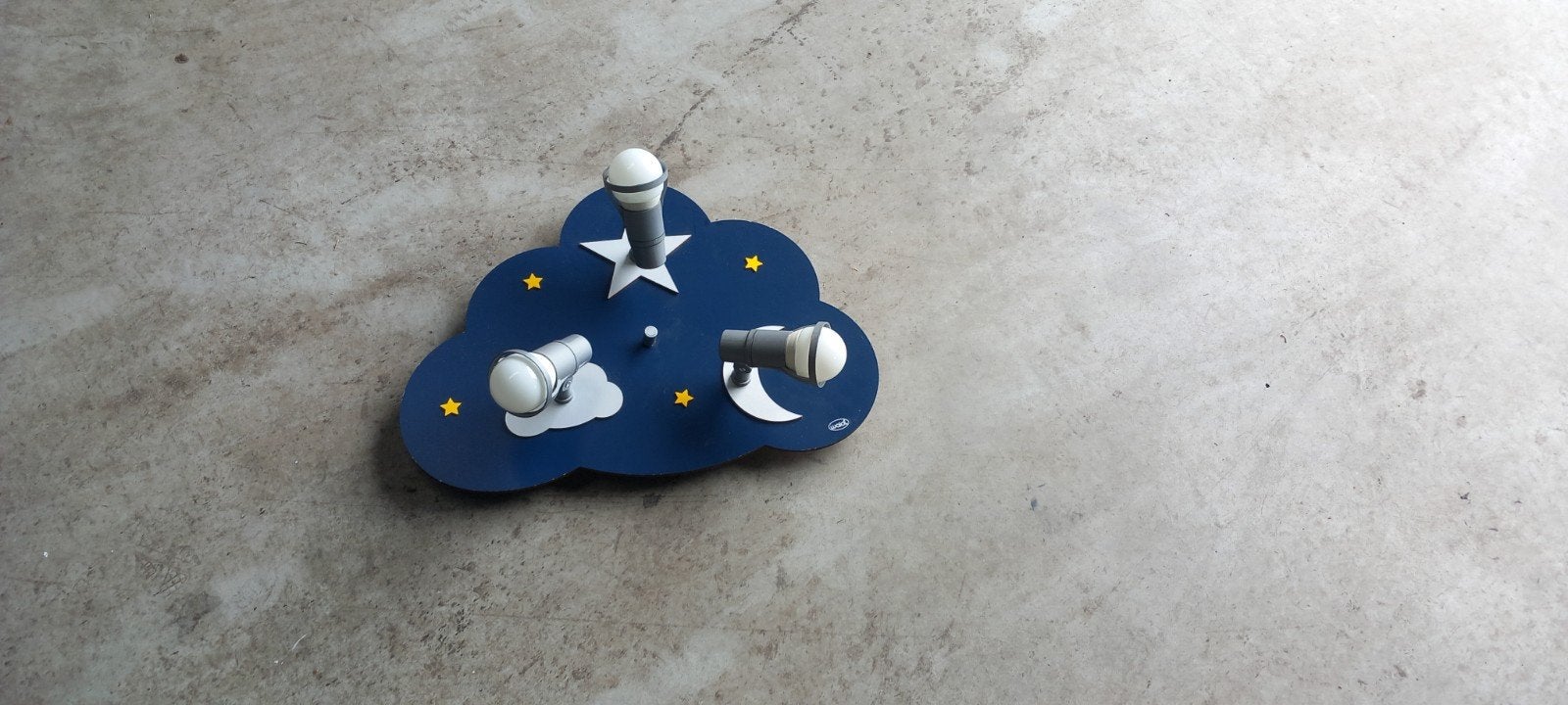 Plafondlamp kinderkamer wolk met LED lampen, Ophalen, Gebruikt, Overige merken, Lamp