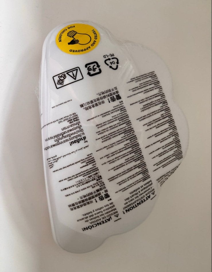 IKEA UPPLYST LED-wandlamp, wolk wit - Nieuw in verpakking, Ophalen, Kunststof, LED, IKEA