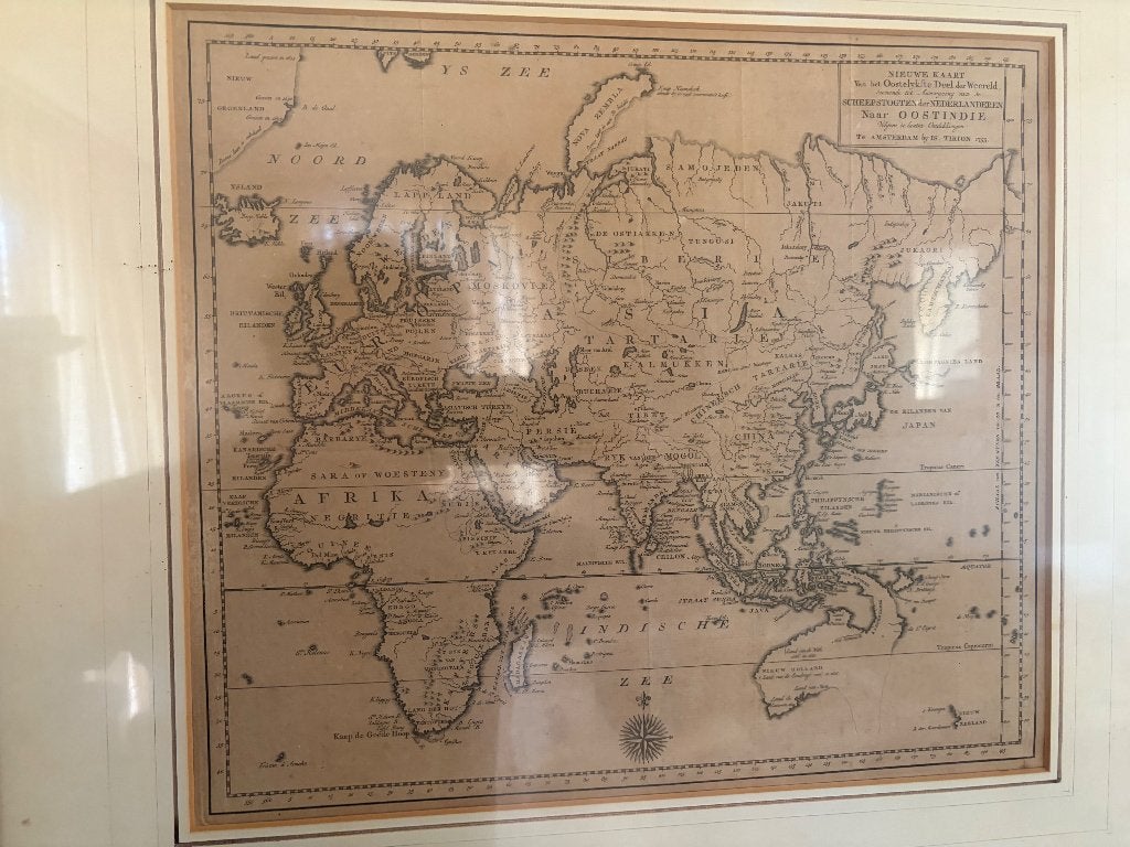 Wereldkaart - Isaak Tirion - 1753, Ophalen