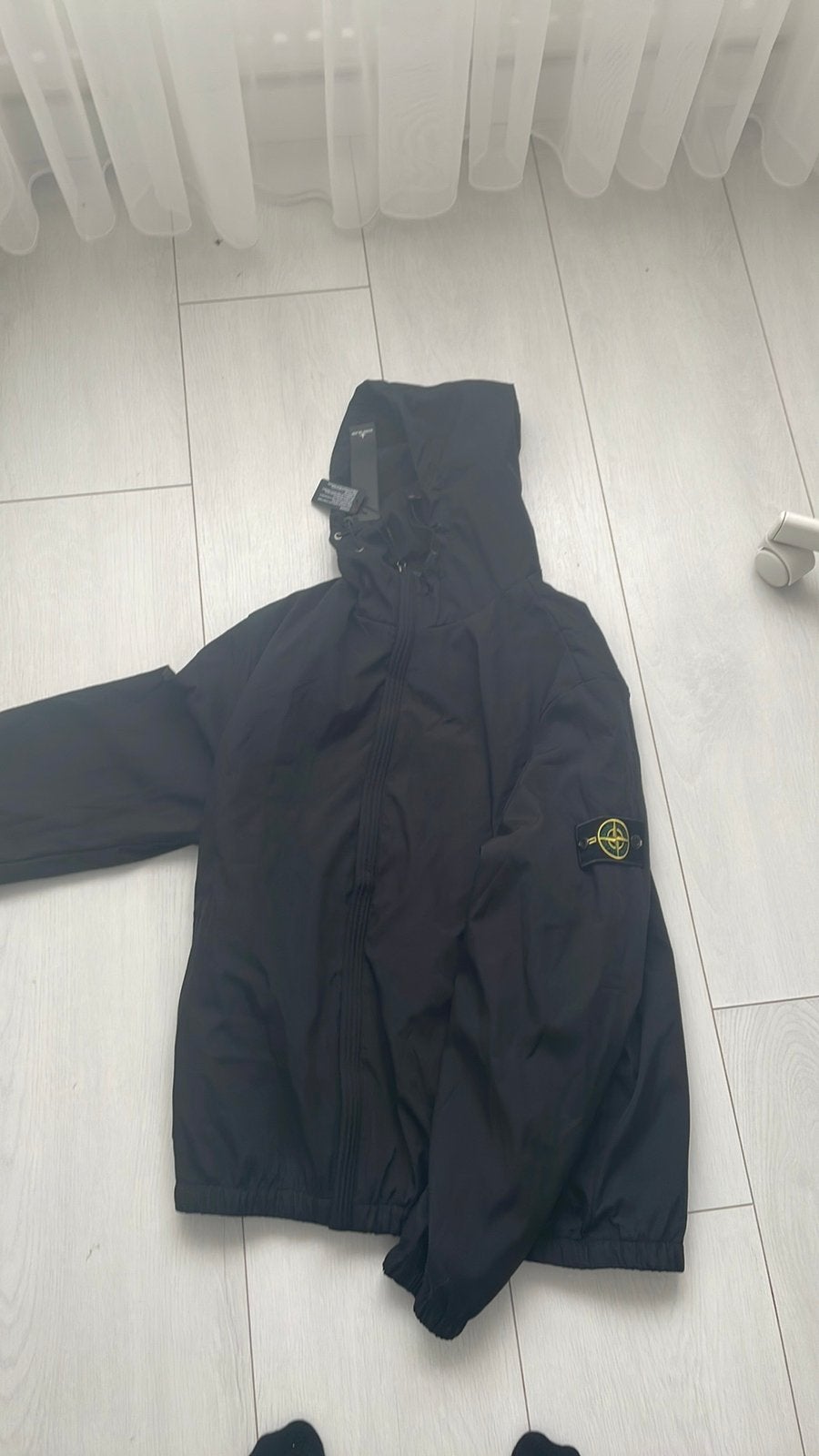 Zomerjasje stone island, Ophalen of Verzenden, Zo goed als nieuw, Zwart