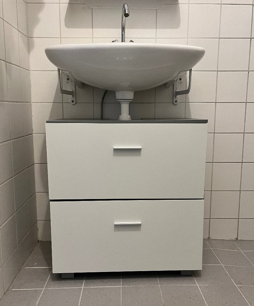 wastafelonderkast met 2 laden, Ophalen, Nieuw, 50 tot 100 cm, Minder dan 100 cm