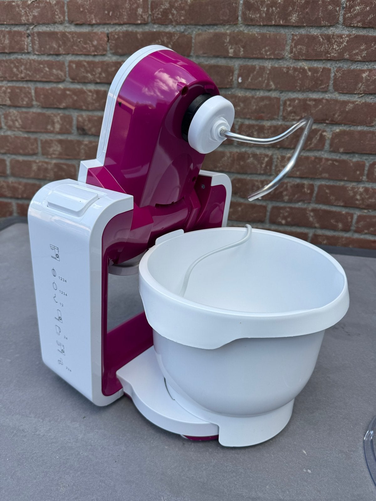 SilverCrest Keukenmachine - Wit/Paars - Zo goed als nieuw, Witgoed en Apparatuur, Ophalen, Zo goed als nieuw, Vaatwasserbestendig