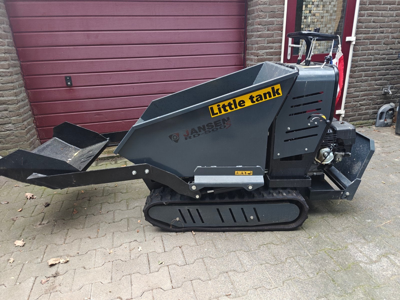 Jansen RD-600 Rupsdumper - Krachtige Mini Dumper, Ophalen