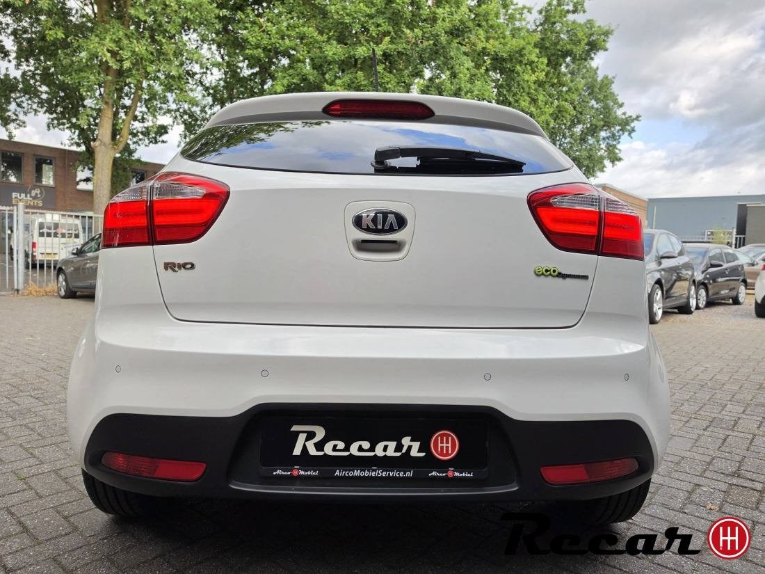 Kia Rio - 1.2 CVVT World Cup Edition/Leer/2eEig/Cruise, 4 cilinders, Wit, Origineel Nederlands, Bedrijf