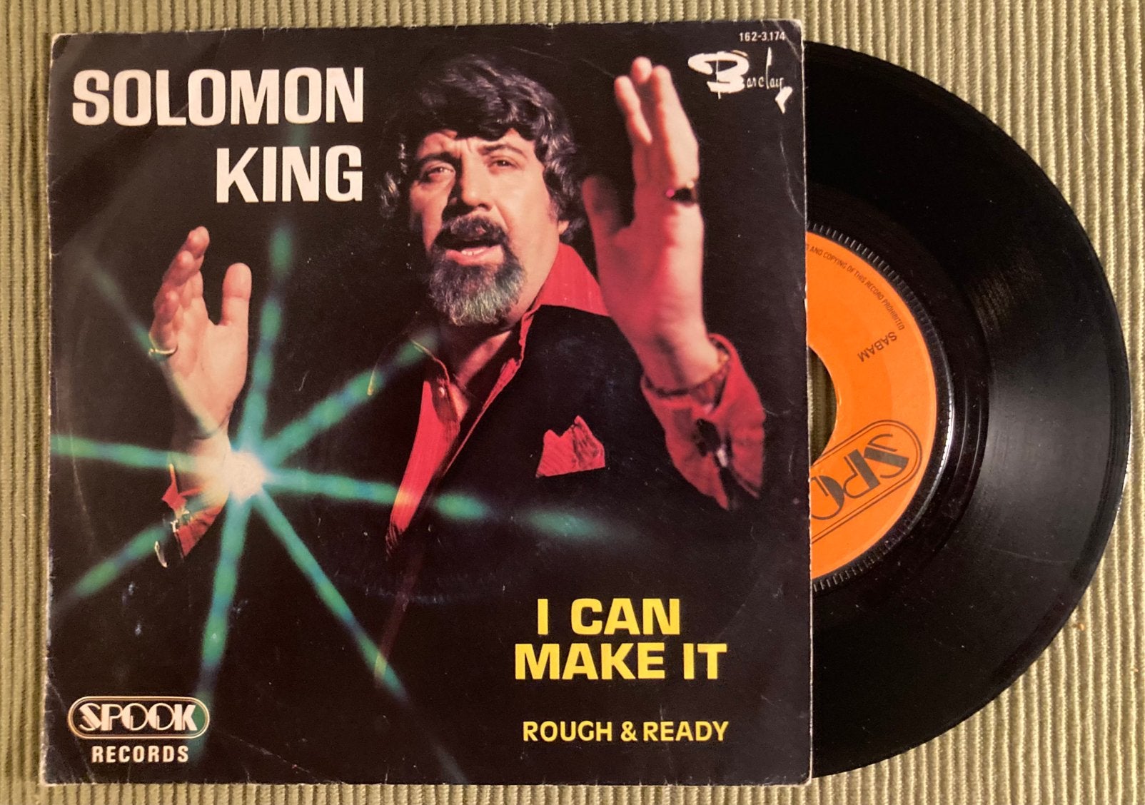 Vinyl single Solomon King - I can make it, Cd's en Dvd's, Ophalen of Verzenden, Gebruikt, Pop
