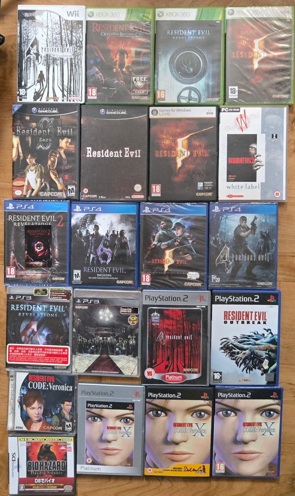 21 Resident Evil games, Vanaf 18 jaar, 1 speler, Zo goed als nieuw, Ophalen