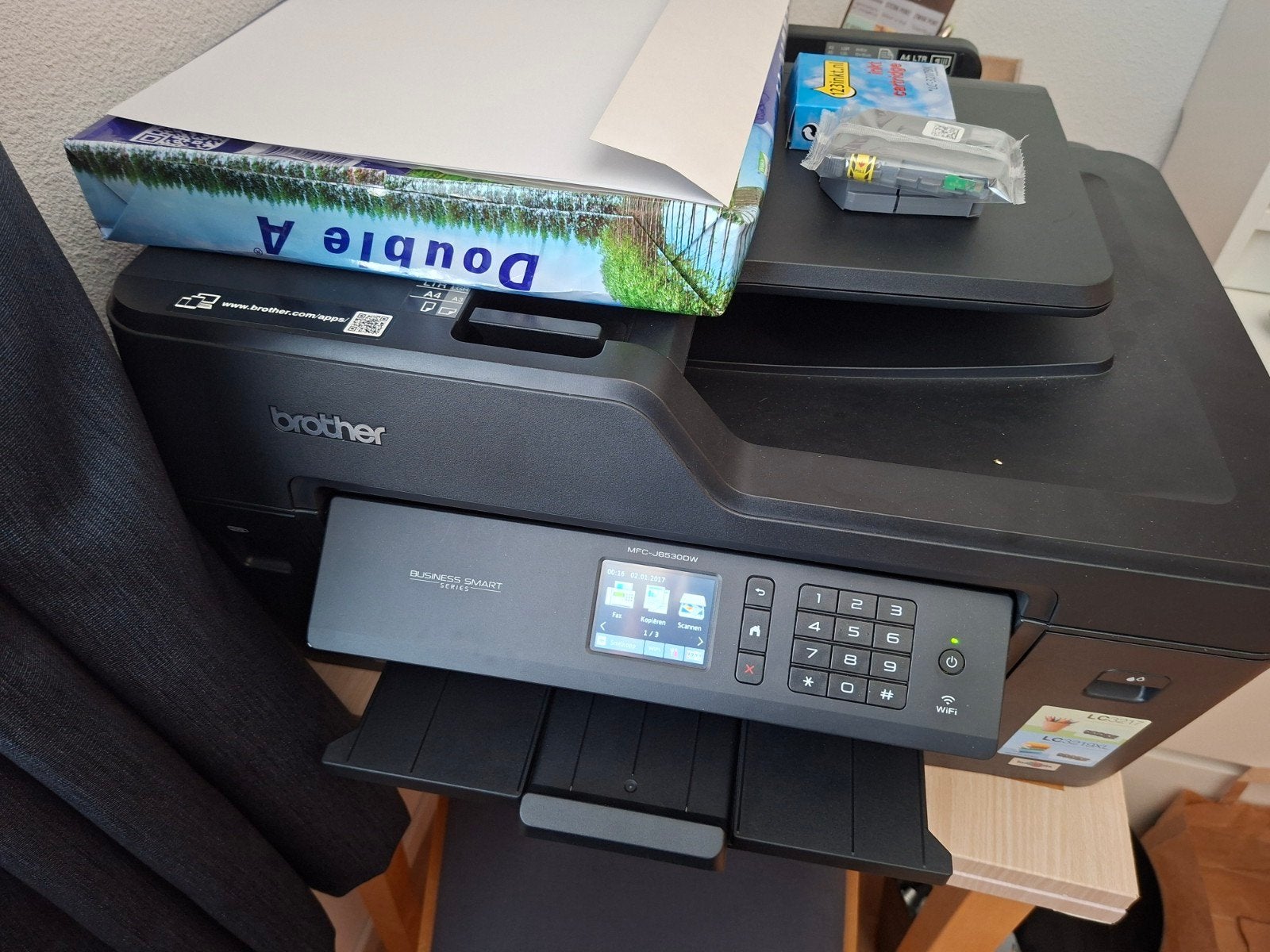 Brother All-in-One A3 Inkjetprinter - Draadloos & Kleur, Computers en Software, Inkjetprinter, All-in-one, Draadloos, Zo goed als nieuw