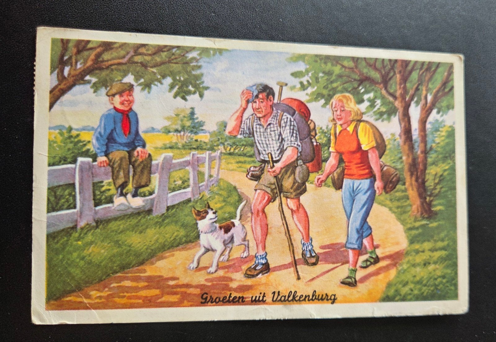 Groeten uit Valkenburg, Verzenden, 1940 tot 1960, Gelopen, Kinderen