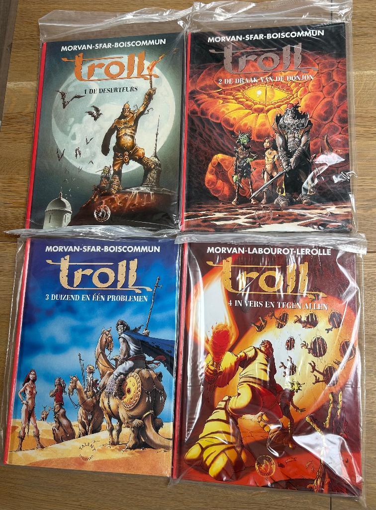 Troll 1 tm 5 hardcover (Talent coll. 500), Boeken, Stripboeken, Complete serie of reeks, Ophalen of Verzenden, Zo goed als nieuw