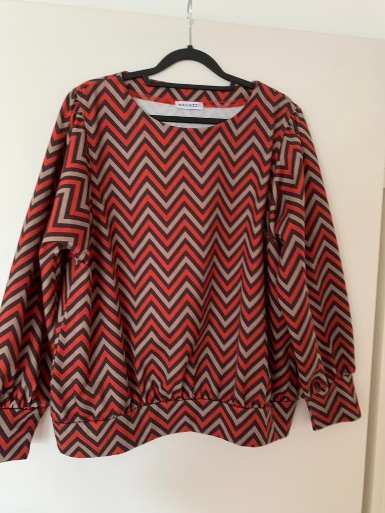 Nieuwe maicazz blouse maat XL, Kleding | Dames, Ophalen of Verzenden, Nieuw, Maat 46/48 (XL) of groter, Oranje