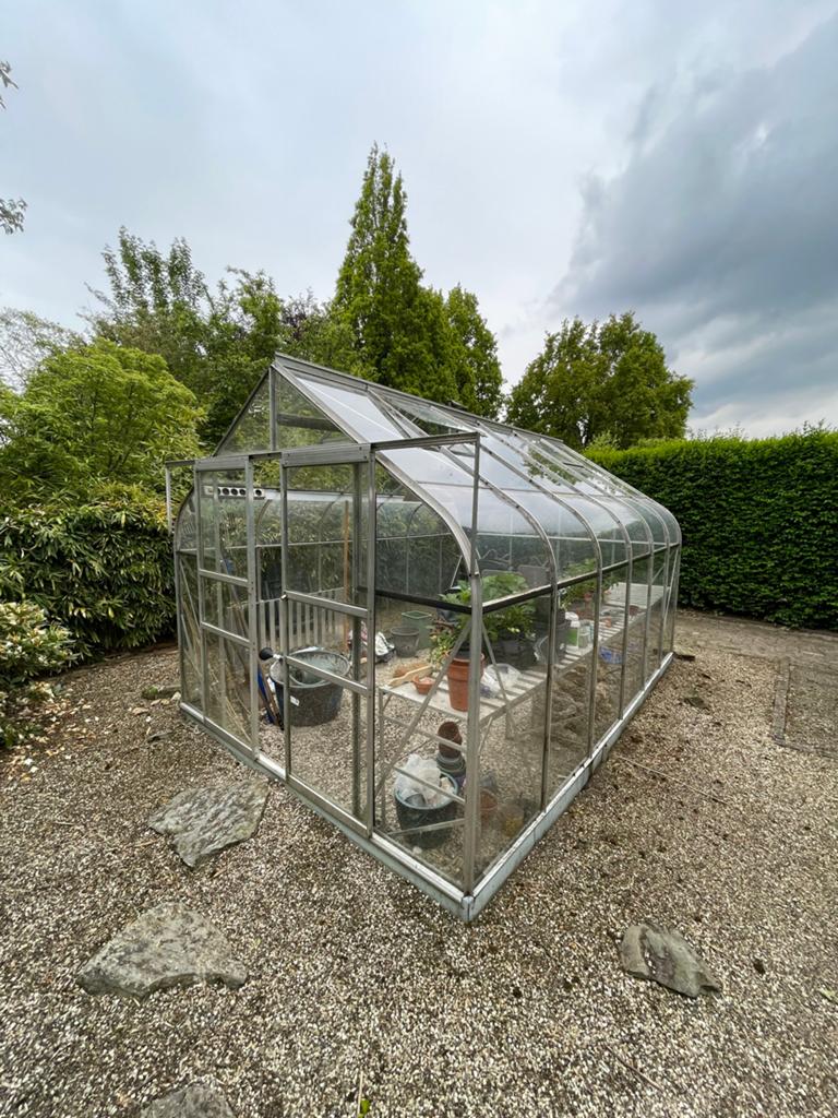 Ruime Halls Tuinkas, Tuin en Terras, Kassen, Ophalen, Gebruikt, Kweekkas, Glas