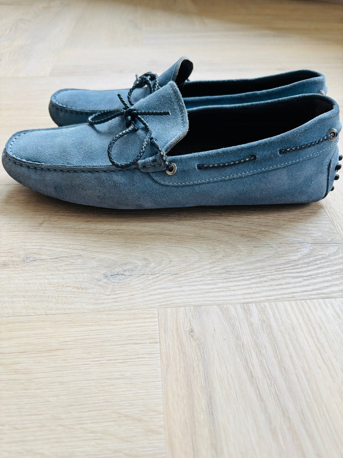 Stijlvolle Aurélien kalfsleren driving shoes - Maat 42, Kleding | Heren, Schoenen, Ophalen, Gedragen, Blauw, Loafers