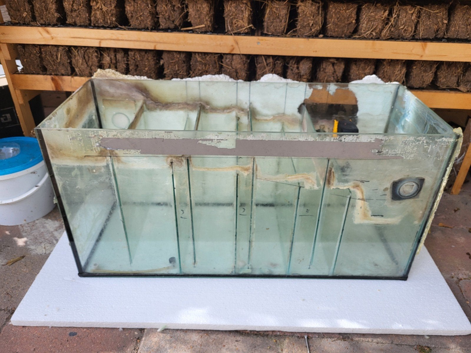 bioloog aquarium 80x30x40, Ophalen, Gebruikt