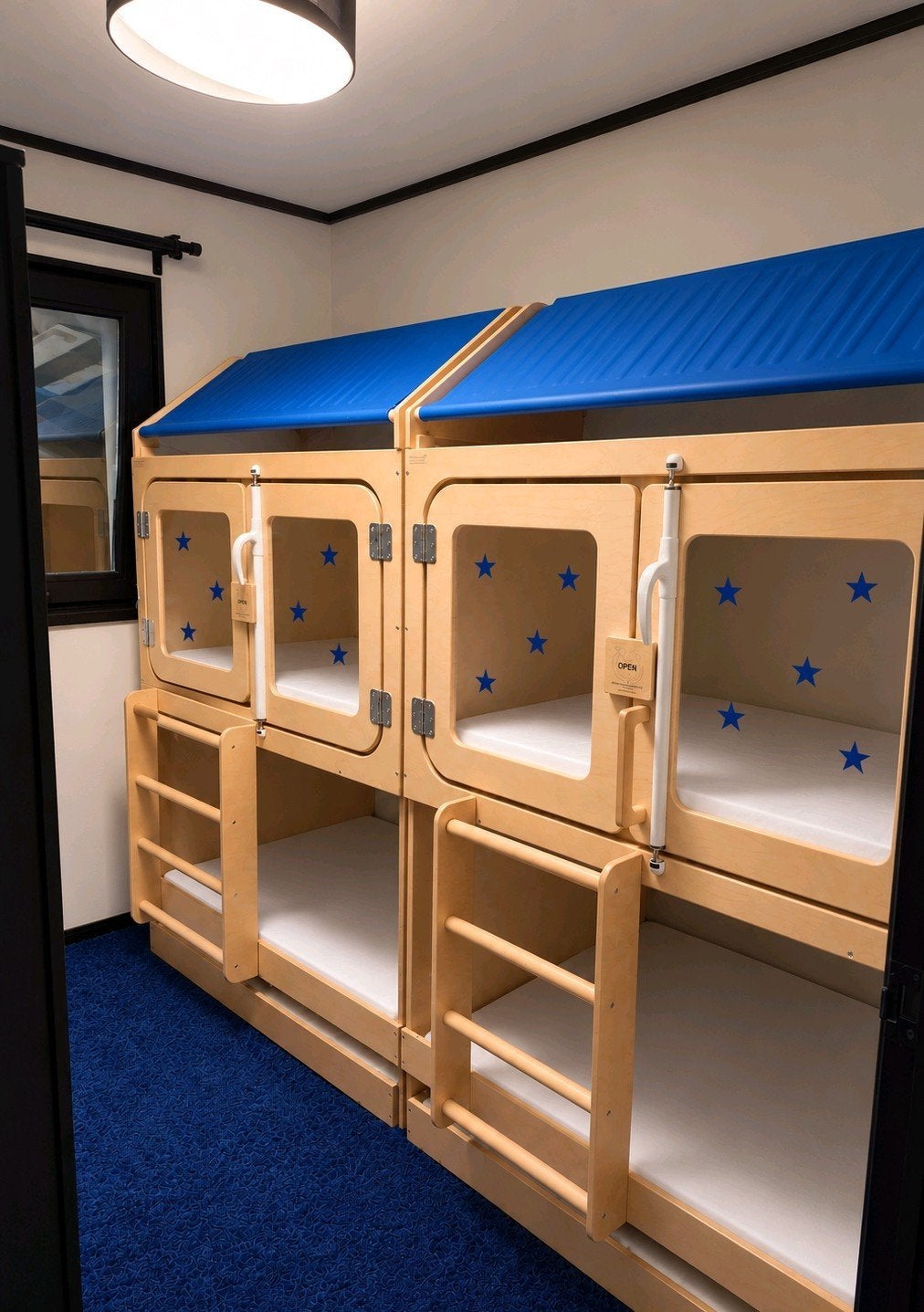 Duo bed - gastouder - kinderopvang, Ophalen, Gebruikt, 70 tot 85 cm, Matras