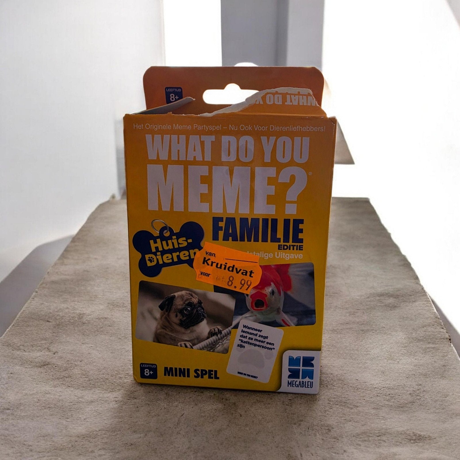 what do you meme familie editie, Verzamelen, Ophalen of Verzenden, Gebruikt, Speelkaart(en)