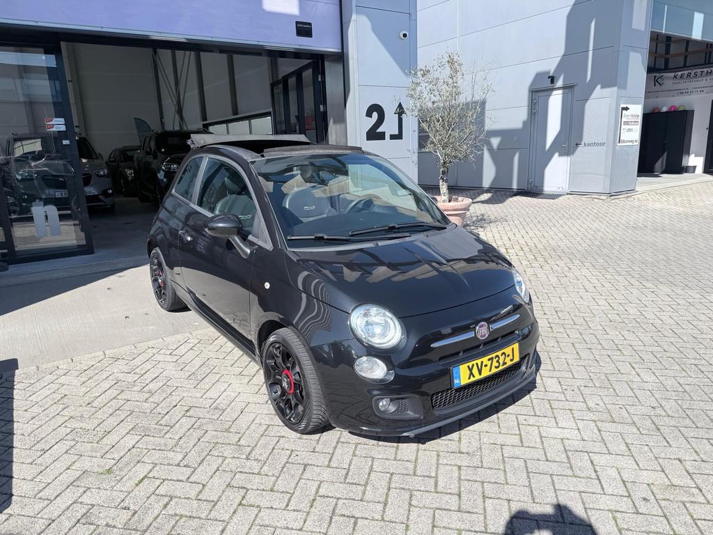 Fiat 500 1.2 Sport CABRIO! ZEER NETTE AUTO! INRUIL MOGELIJK!, Auto's, Fiat, Voorwielaandrijving, Gebruikt, 4 cilinders, Cabriolet