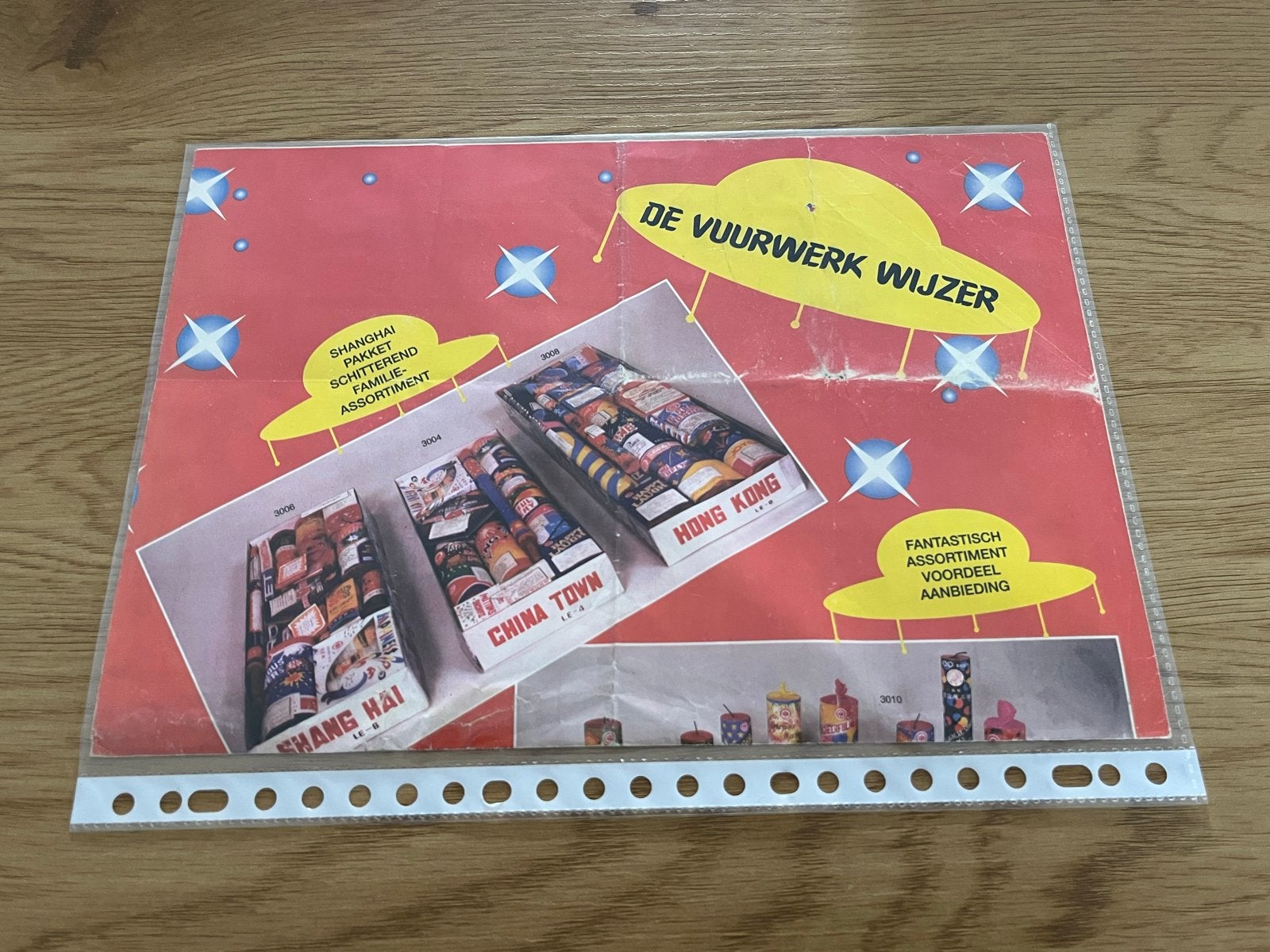 Vintage Vuurwerk Folder 1994 - Gebruikte staat, Ophalen of Verzenden, 1980 tot heden, Nederland, Knipsel(s)