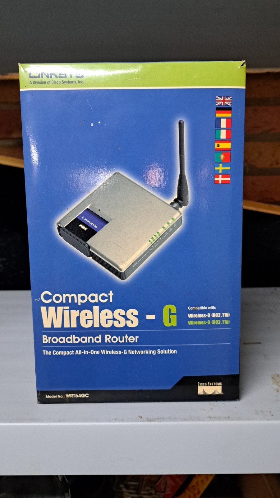 Linksys Compact Wireless-G Broadband Router WRT54GC, Ophalen, Zo goed als nieuw, Router, Linksys