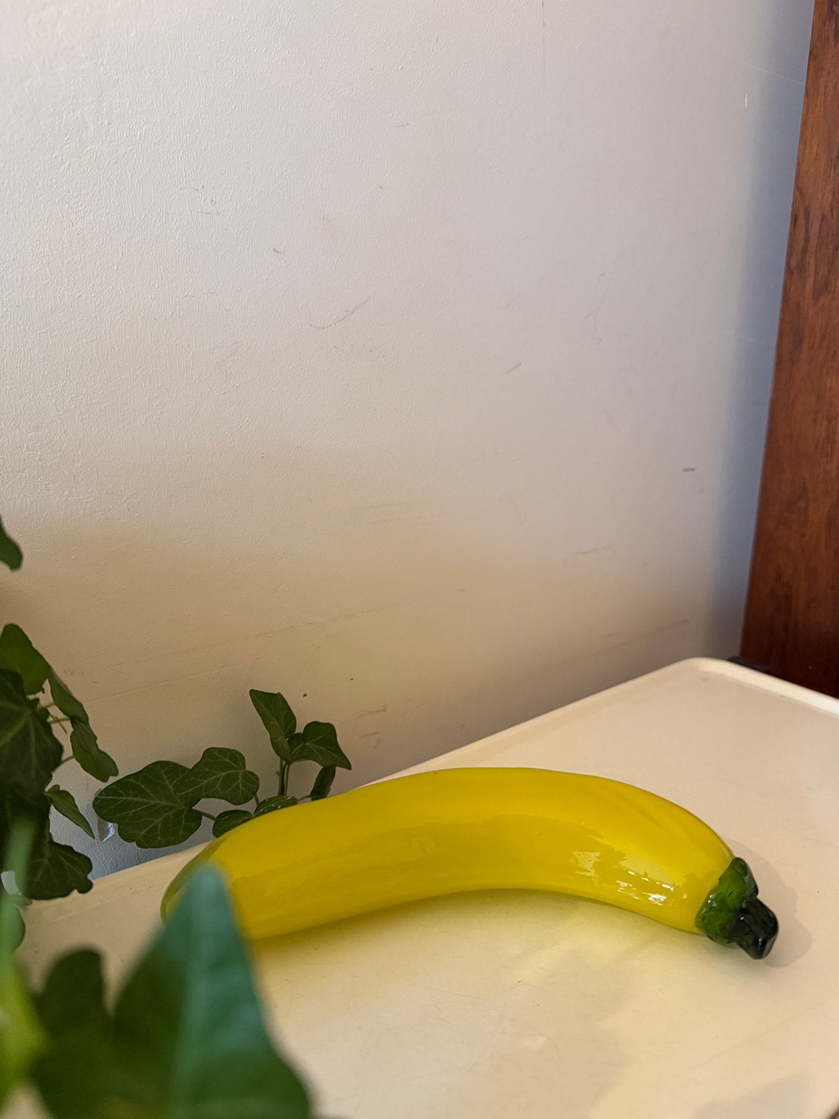Murano glazen stuk fruit, banaan, Ophalen of Verzenden