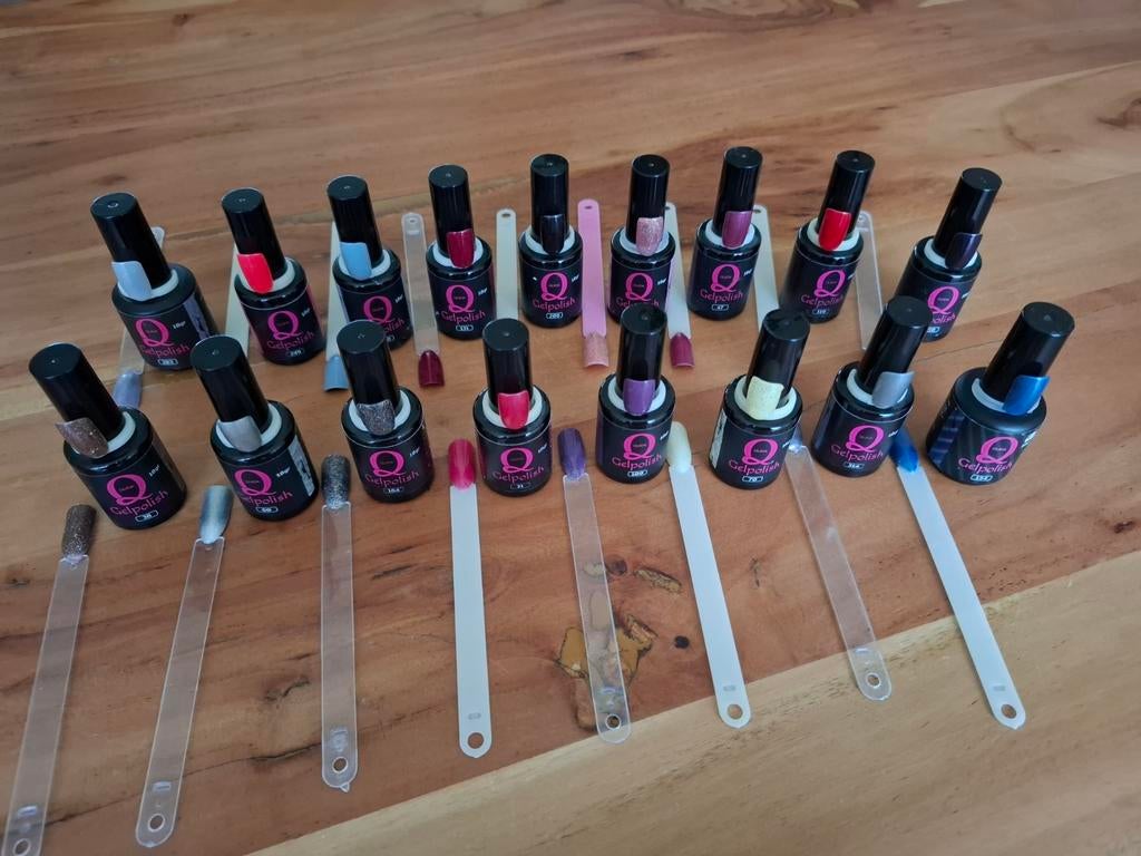 Verschillende kleuren gellak, Ophalen of Verzenden, Zo goed als nieuw, Overige kleuren, Handen en Nagels