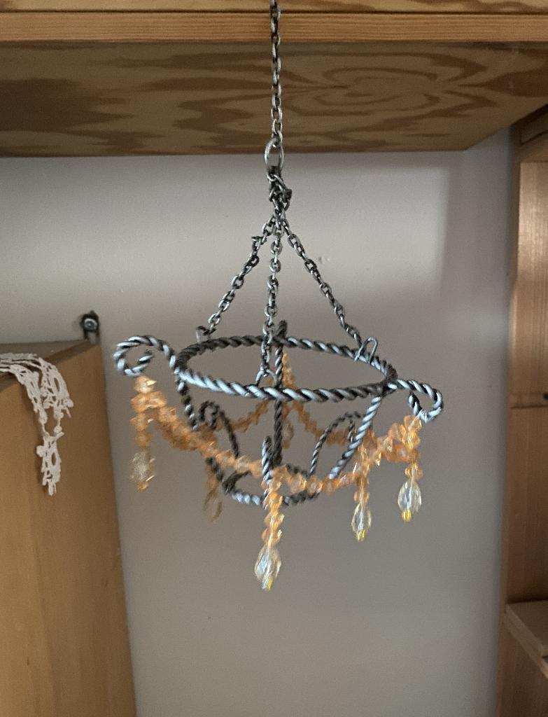 retro waxinelichthouder hout glas houten windlicht /lantaarn, Huis en Inrichting, Woonaccessoires | Kandelaars en Kaarsen, Overige materialen