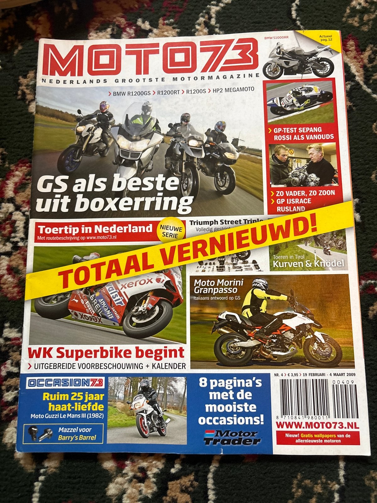 Moto73 Magazine - Editie 4, 2009, Boeken, Ophalen of Verzenden, Gelezen, Algemeen