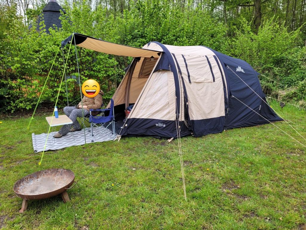 Obelink Summer 4 TC Easy Air tunneltent, Caravans en Kamperen, Ophalen, Zo goed als nieuw, Tot en met 4