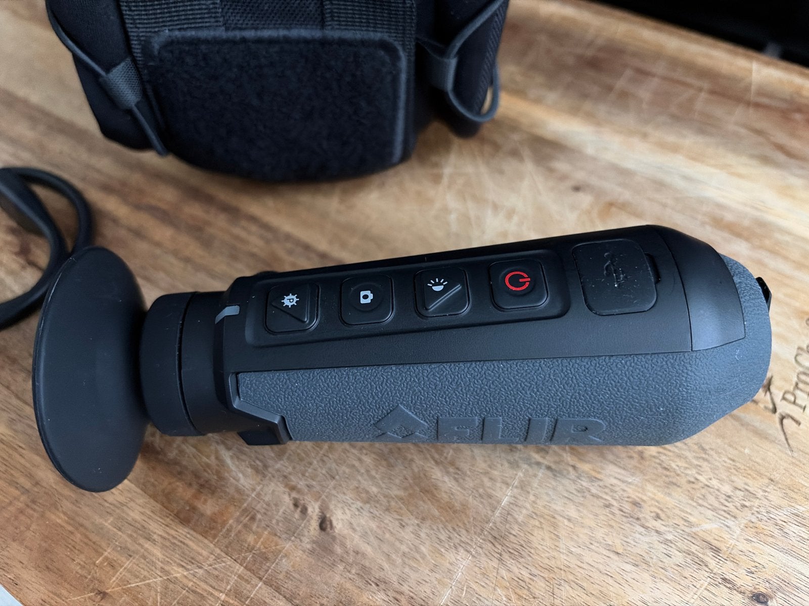 FLIR Warmtebeeld Monoculair - Nachtkijker met Tas, Audio, Tv en Foto, Gebruikt, Minder dan 8x, Overige typen, Ophalen of Verzenden