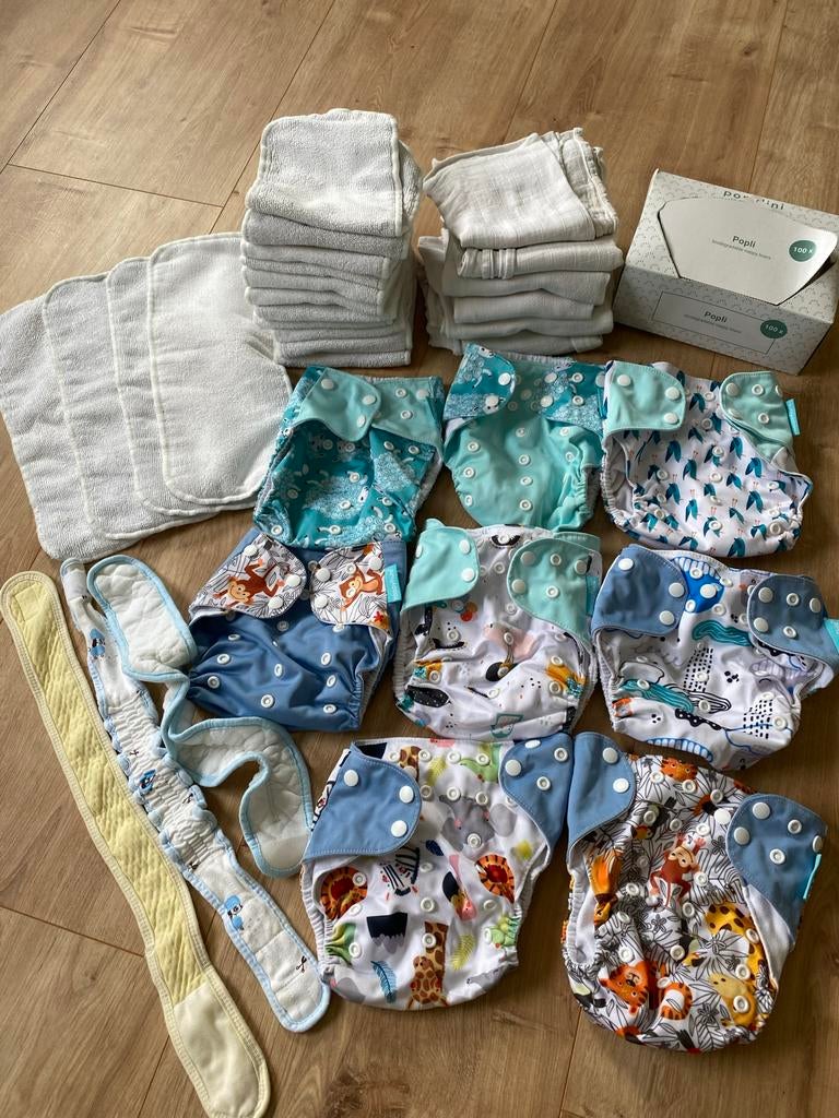 Wasbare Luiers Pakket Happy Flute - Compleet & Netjes, Ophalen of Verzenden, Gebruikt