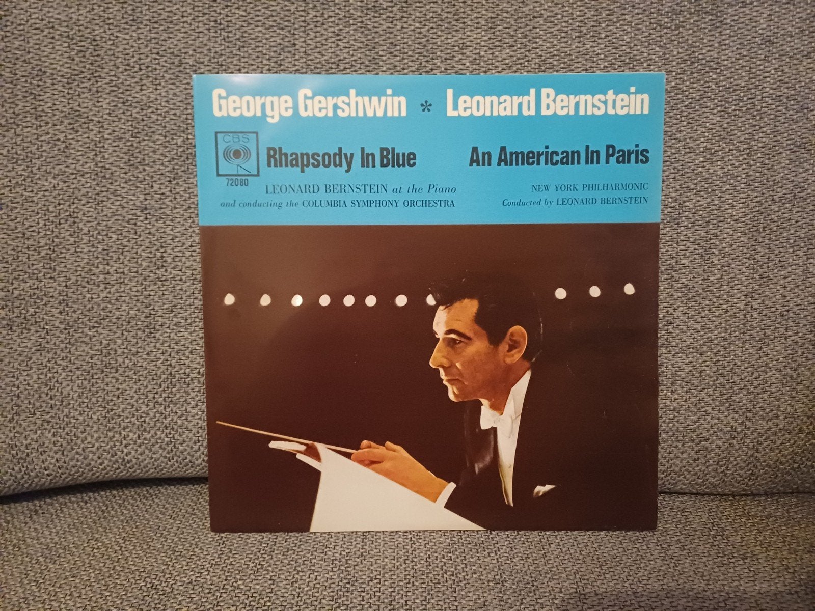 Gershwin: Rhapsody in Blue / American in Paris - Bernstein, Ophalen of Verzenden, Romantiek, 12 inch, Orkest of Ballet