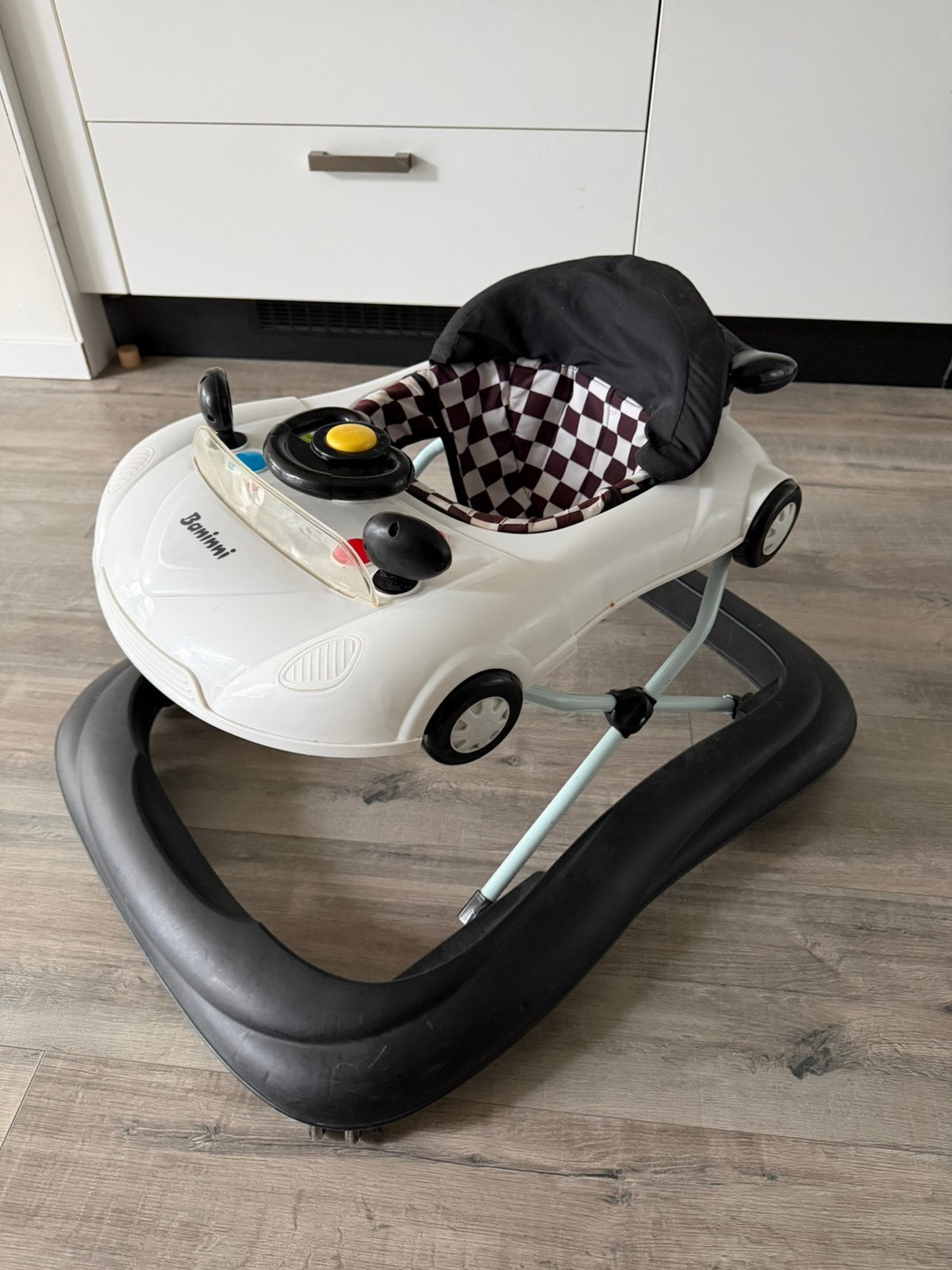 Baninni loopwagen / babywalker – goede staat, Kinderen en Baby's, Ophalen, Zo goed als nieuw, Verstelbaar