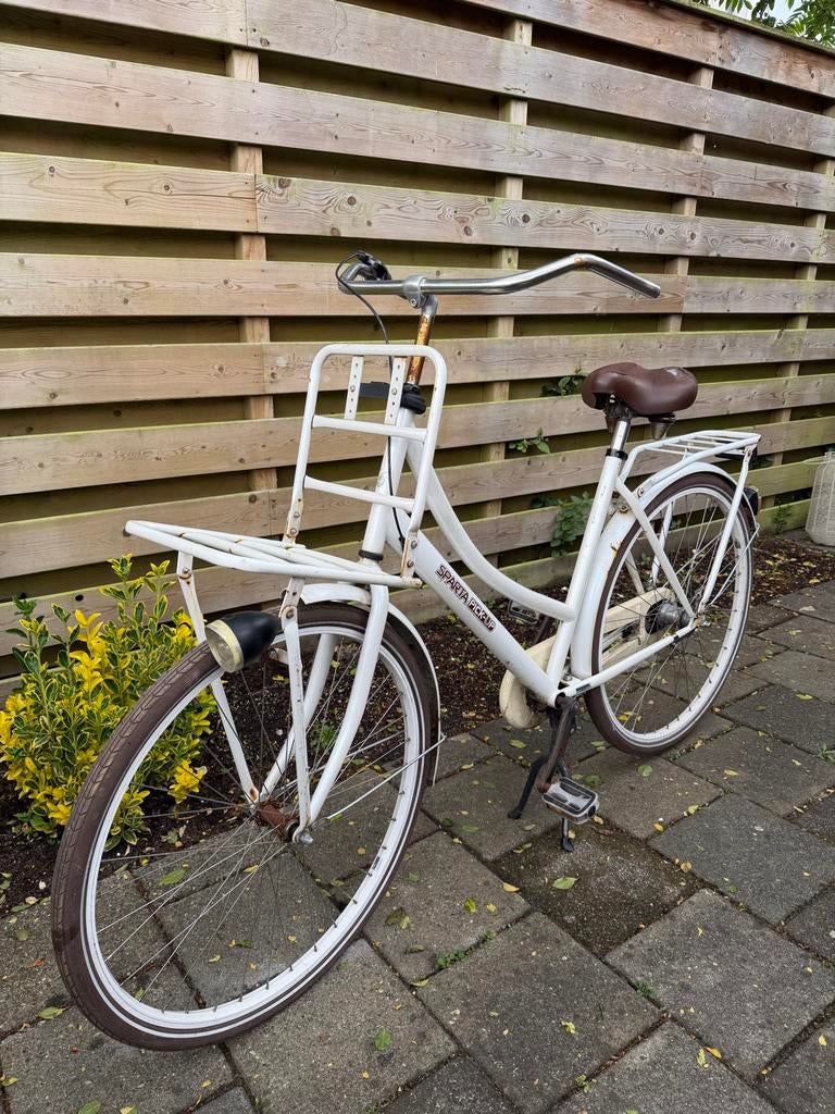 Witte Sparta Pick-Up fiets, 53 tot 56 cm, Ophalen, Gebruikt, Sparta