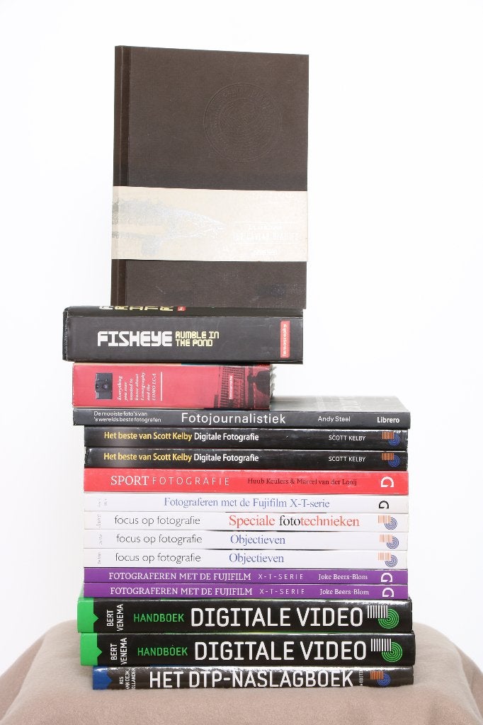 Grote stapel boeken over Fotografie, Videografie,, Ophalen of Verzenden, Nieuw, Verschillende onderwerpen