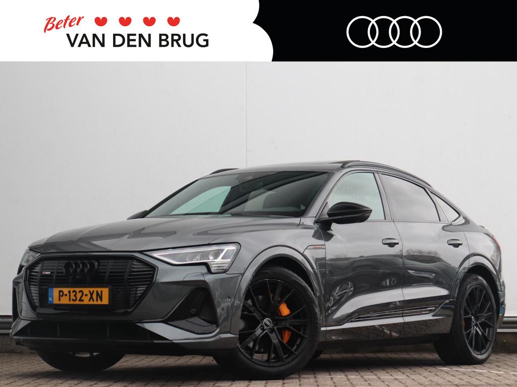 Audi e-tron Sportback 55 quattro S edition 95 kWh | 360° Ca, Auto's, Audi, Automaat, 131 €/maand, Zwart, 95 kWh