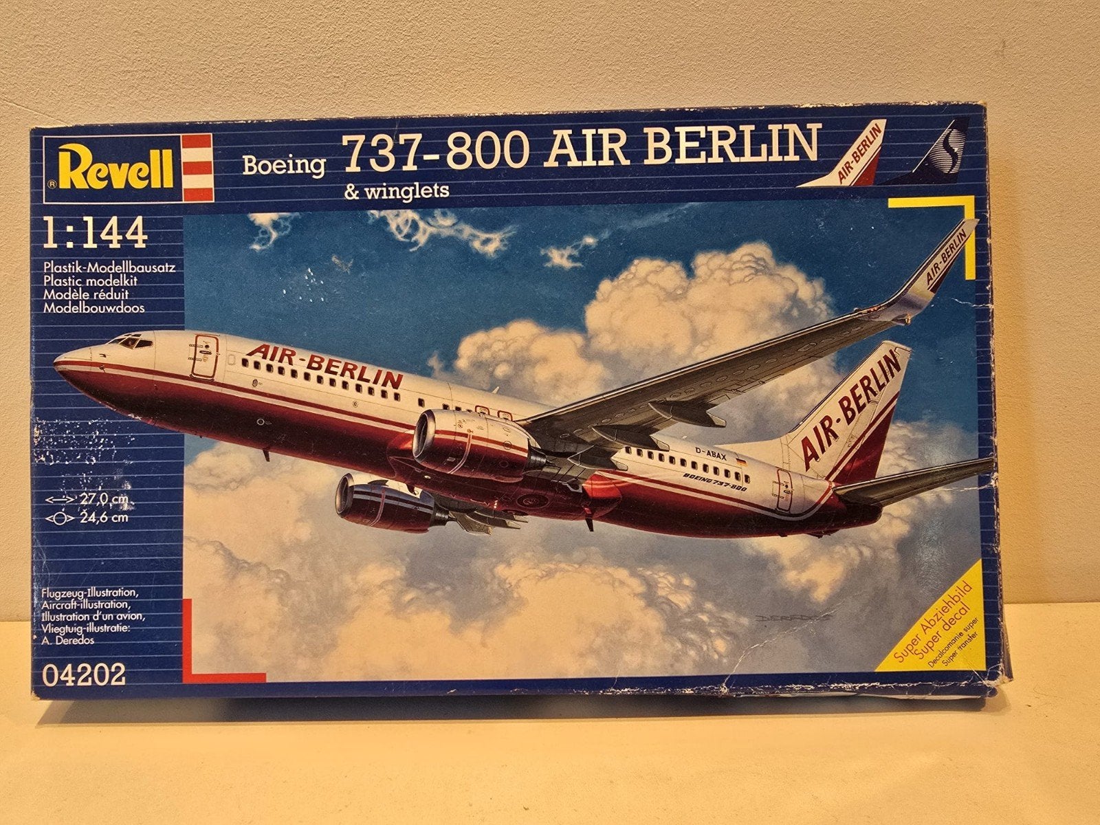 Revell Boeing 737-800 Air Berlin 1:144 Modelbouwdoos, 1:144 tot 1:200, Revell, Nieuw, Ophalen of Verzenden