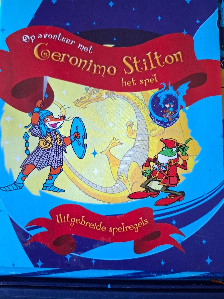 Spel Geronimo Stilton, Hobby en Vrije tijd, Gezelschapsspellen | Bordspellen, Ophalen, Zo goed als nieuw, Identity Games
