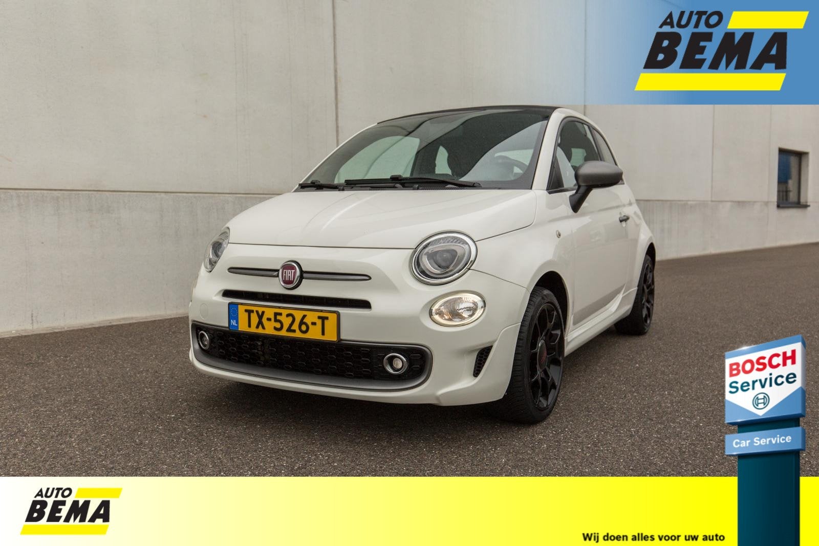 Fiat 500c 1.2 Sport Cabriolet, nieuwe distributie., Auto's, Fiat, Voorwielaandrijving, Stof, Gebruikt, 4 cilinders