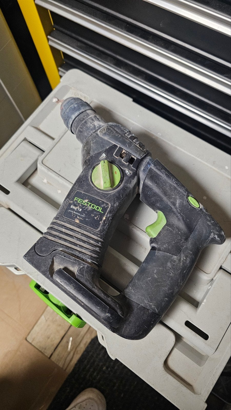 Festool BHC 18 Accu Boorhamer - 18V - Gebruikt, Ophalen, Boor- en/of Breekhamer, Klopboormechanisme, Gebruikt