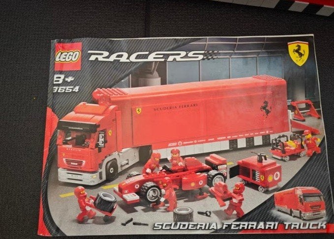 Lego Racers 8654 Scuderia Ferrari Truck, Compleet, Verzenden, Lego, Zo goed als nieuw