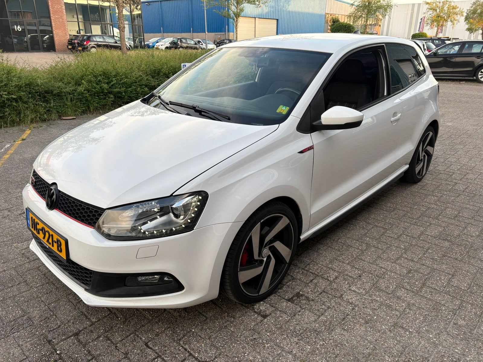 Volkswagen Polo 1.4 TSI GTI DSG 2010 Motor en DSG vernieuwd, Stof, Zwart, 4 cilinders, Wit