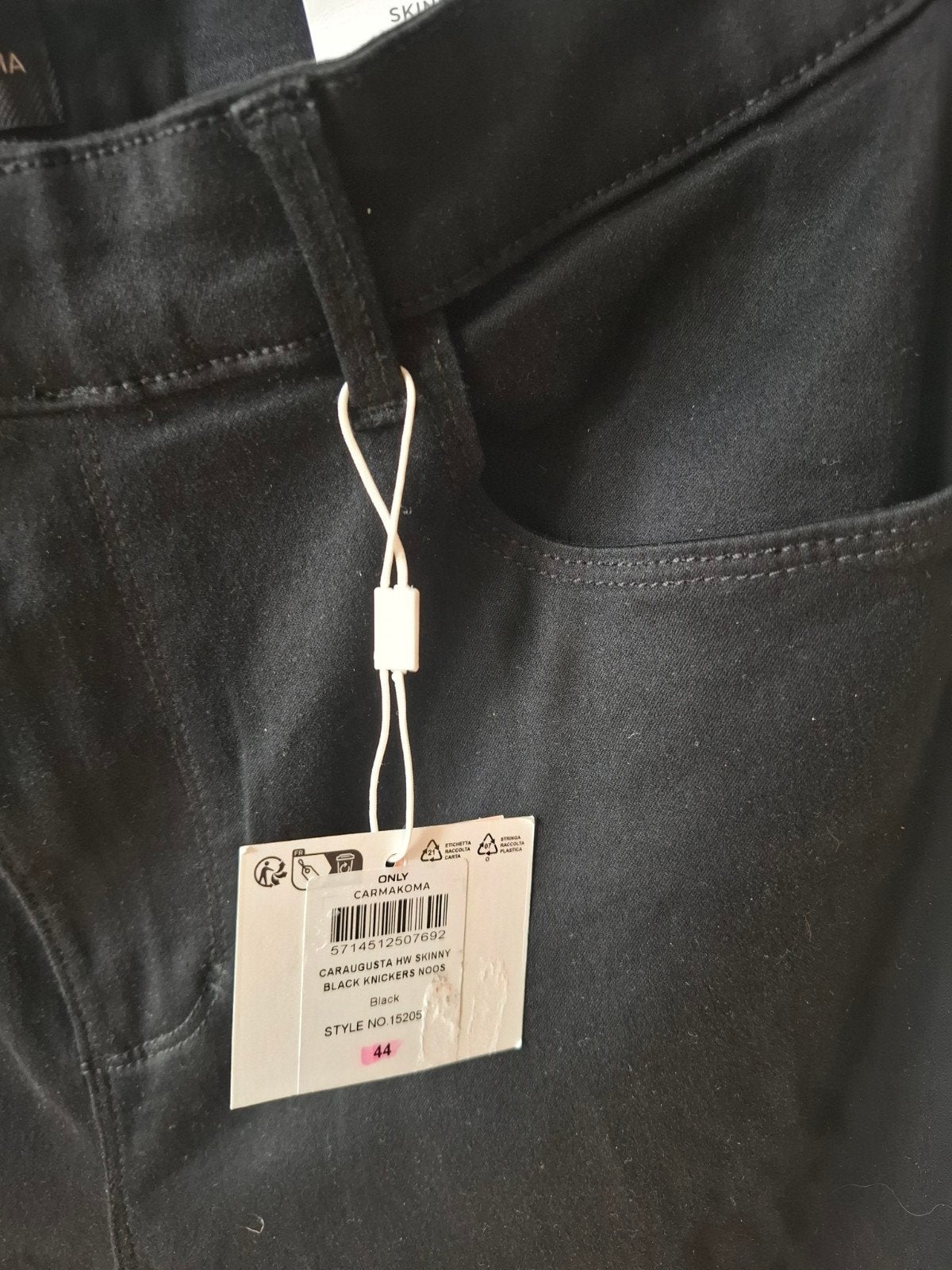 Only Carmakoma zwarte capri jeans maat: 44, Kleding | Dames, Zwart, Maat 42/44 (L), Nieuw, Ophalen of Verzenden
