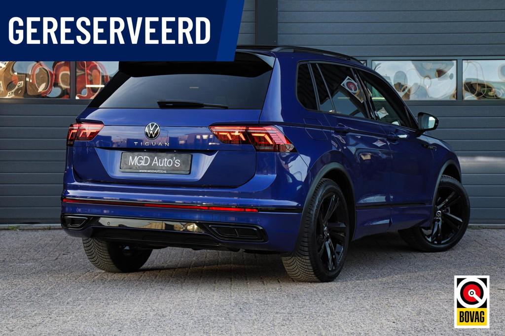 Volkswagen Tiguan 1.5 TSI ACT Black Pakket 2x R-Line /LED/PA, 15 km/l, Huisgarantie, Blauw, Bedrijf
