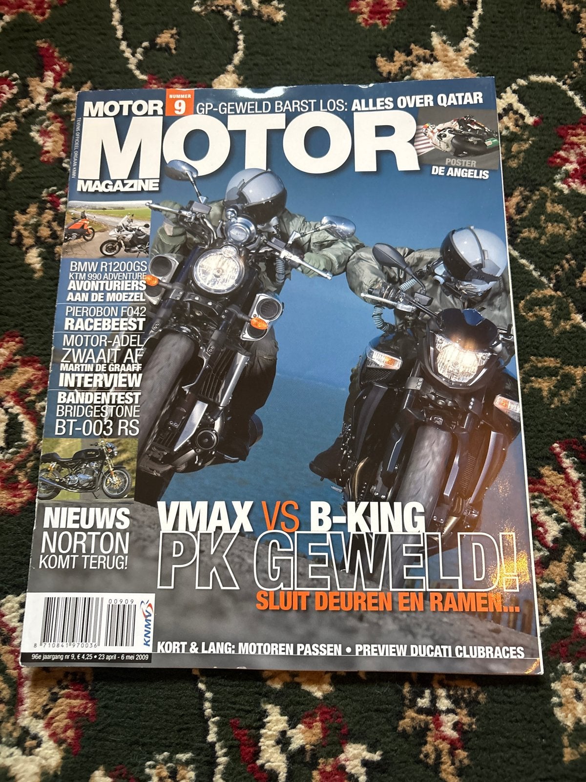 Motor Magazine Nummer 9 - VMAX vs B-KING PK GEWELD!, Boeken, Motoren, Ophalen of Verzenden, Gelezen, Algemeen