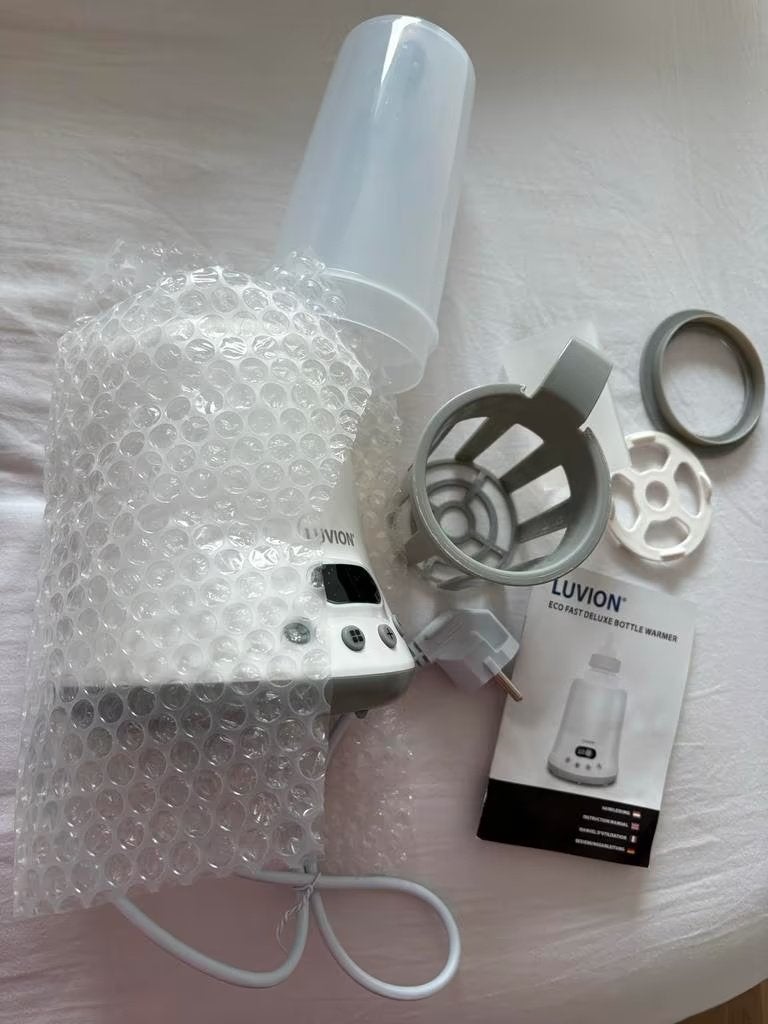 Luvion Flessenwarmer - Eco Fast Deluxe, Ophalen of Verzenden, Nieuw, Flessen- of potjesverwarmer, Luvion