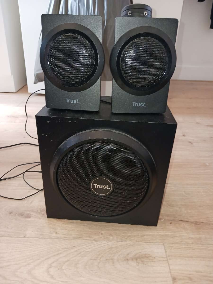 Trust 2.1 Luidsprekerset met Subwoofer, Ophalen of Verzenden, Gebruikt, Audiokanaal 2.1, Trust