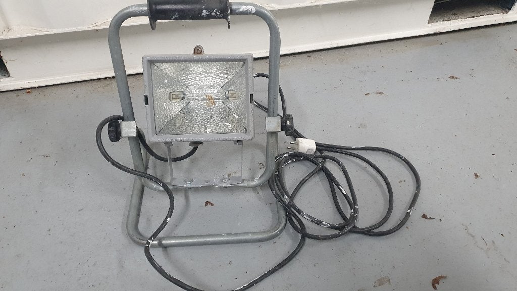 bouwlamp, Ophalen of Verzenden, Gebruikt, 200 tot 500 watt, Lamp