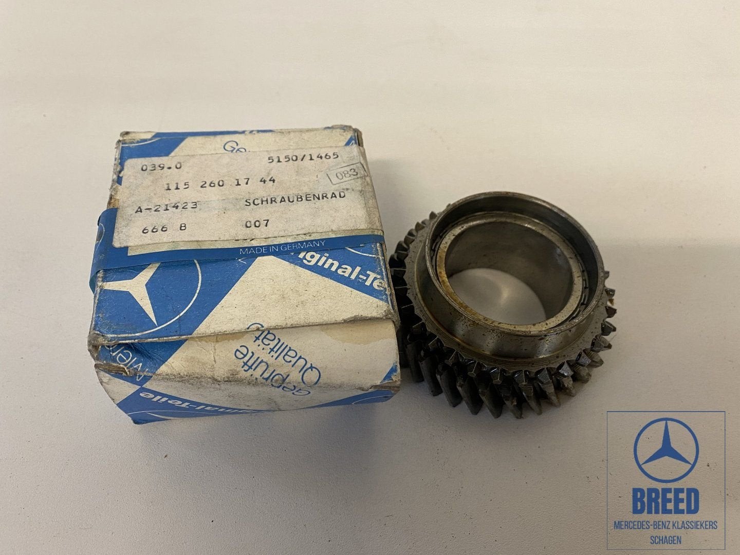 NOS tandwiel derde versnelling voor Mercedes-Benz W115, -, Nieuw, Ophalen of Verzenden, -