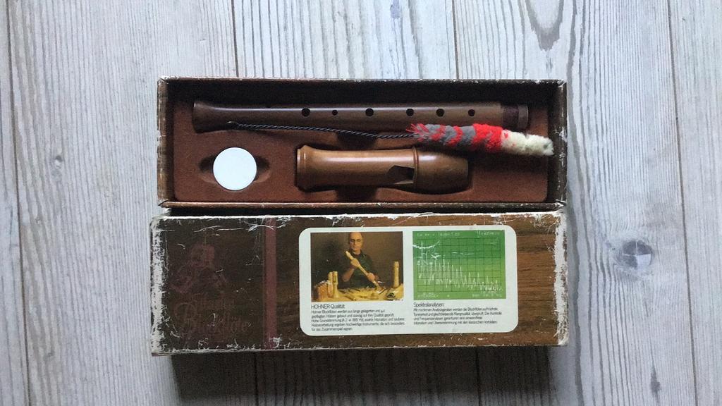 Hohner Blokfluit in originele doos met schoonmaakborstel, Muziek en Instrumenten, Ophalen of Verzenden, Gebruikt, Sopraan of Sopranino