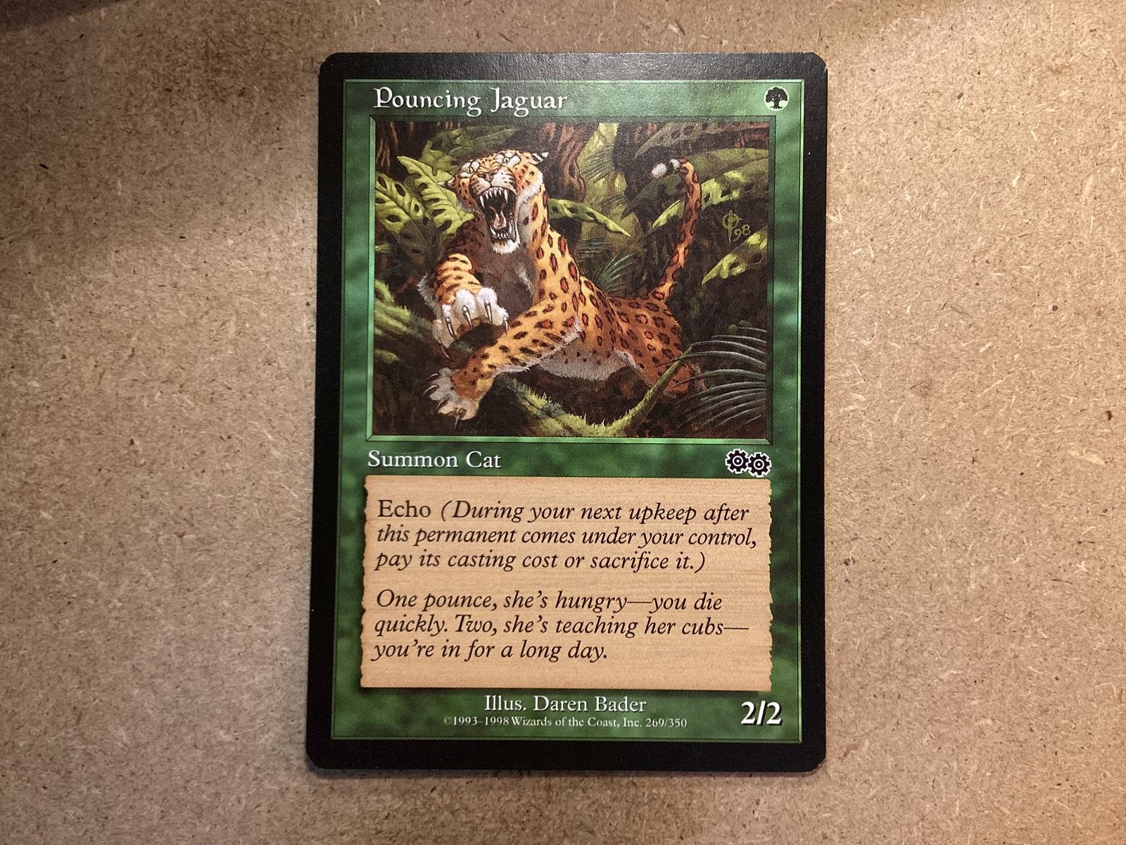 1x Pouncing Jaguar [269/350] (Excellent), Ophalen of Verzenden, Zo goed als nieuw, Losse kaart