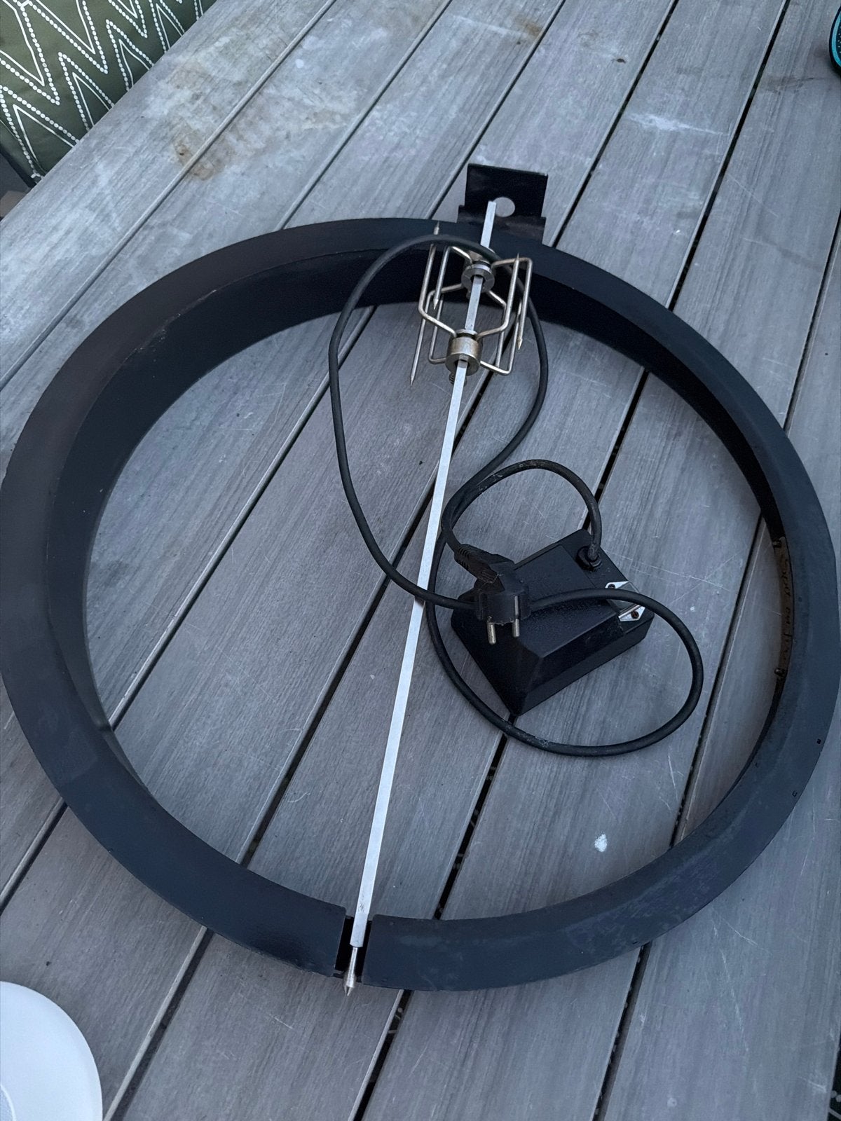 Rotisserie spit on fire voor BBQ  23.5inch, Ophalen, Gebruikt